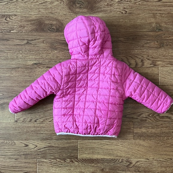 Cat & Jack Adorable pink puffer warm jacket for 18mos - Picture 5 of 6